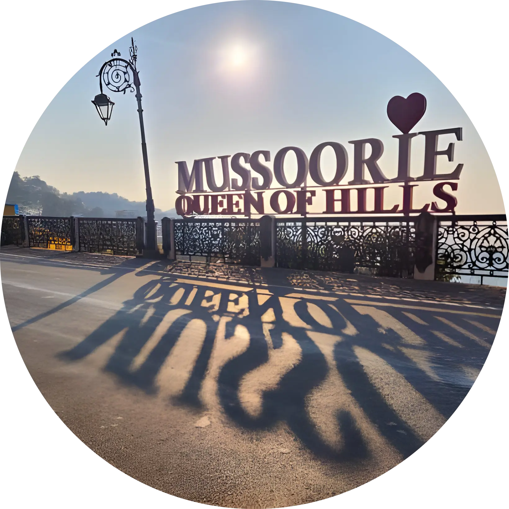 view from mountain of mussoorie