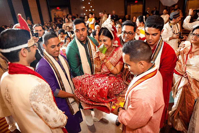 bengali wedding party